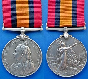 Photo Qyeen's South Africa Medal