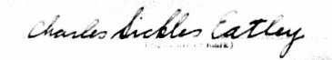Signature Charles Sickles EATLEY